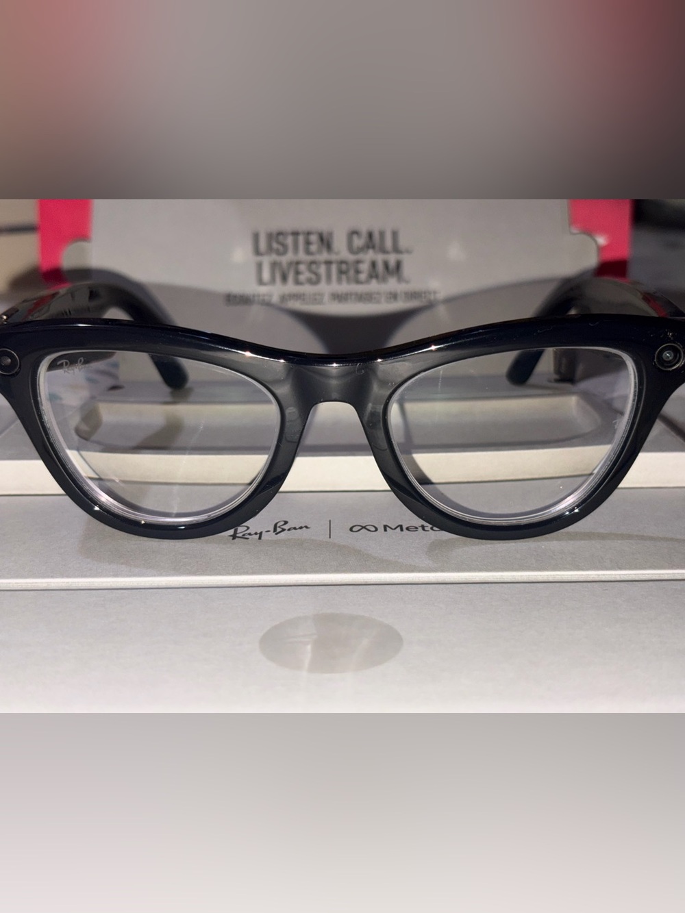 Ray-Ban Meta Skyler Smart Glasses – Shiny Black | RW4010